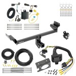 Custom Fit Trailer Hitch Wiring Harness (Plug & Play) Trailer Connector Adapter Brake Control Wiring Kit Circuit Breaker Installation Hardware Installation Instructions 75234 85343 20506 7012a 118669 Draw-Tite Trailer Hitch 7-Way RV Wiring 15-18 Edge Trailer Hitch w/ 7-Way RV Wiring For 15-18 Ford Edge Except Sport & Titanium Models Class 3 2" Receiver