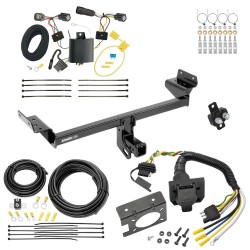 Trailer Hitch w/ 7-Way RV Wiring For 15-18 Ford Edge Titanium and Sport Models Only Class 3 2" Receiver 