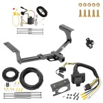 Custom Fit Trailer Hitch Wiring Harness (Plug & Play) Trailer Connector Adapter Brake Control Wiring Kit Circuit Breaker Installation Hardware Installation Instructions 75235 85343 20506 7012a 118412 Draw-Tite Trailer Hitch 7-Way RV Wiring 06-12 Toyo Trailer Hitch w/ 7-Way RV Wiring For 06-12 Toyota RAV4 Class 3 2" Receiver All Models