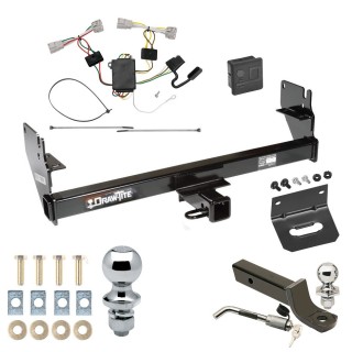 Custom Fit Trailer Hitch Wiring Harness (Plug & Play) 2" Drop Ball-Mount w/ Locking Pin/Clip 2" Chrome Ball 4-Flat Mounting Bracket 1-7/8" Chrome Ball Rubber Hitch Plug Cover Installation Hardware Installation Instructions 75236 118496 Ultimate Tow Package For 05-15 Toyota Tacoma Trailer Hitch w/ Wiring 2" Drop Mount Dual 2" and 1-7/8" Ball Lock Bracket Cover 2" Receiver