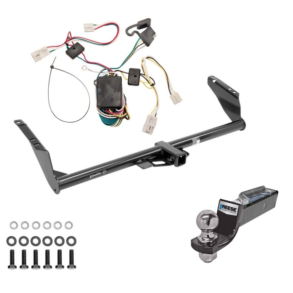 Custom Fit Trailer Hitch Wiring Harness (Plug & Play) 2" Drop Ball-Mount w/ Pin/Clip 2" Chrome Ball Installation Hardware Installation Instructions 75237 118304 21536 Draw-Tite Tow Package 04-10 Toyota Sienna Trailer Hitch Wiring 2" Dro Tow Package For 04-10 Toyota Sienna Trailer Hitch w/ Wiring 2" Drop Mount 2" Ball 2" Receiver