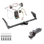 Custom Fit Trailer Hitch Wiring Harness (Plug & Play) 2" Drop Ball-Mount w/ Pin/Clip 2" Chrome Ball Installation Hardware Installation Instructions 75237 118304 21536 Draw-Tite Tow Package 04-10 Toyota Sienna Trailer Hitch Wiring 2" Dro Tow Package For 04-10 Toyota Sienna Trailer Hitch w/ Wiring 2" Drop Mount 2" Ball 2" Receiver