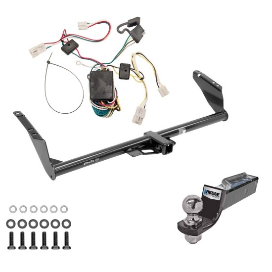 Custom Fit Trailer Hitch Wiring Harness (Plug & Play) 2" Drop Ball-Mount w/ Pin/Clip 2" Chrome Ball Installation Hardware Installation Instructions 75237 118304 21536 Draw-Tite Tow Package 04-10 Toyota Sienna Trailer Hitch Wiring 2" Dro Tow Package For 04-10 Toyota Sienna Trailer Hitch w/ Wiring 2" Drop Mount 2" Ball 2" Receiver