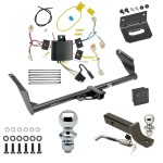 Custom Fit Trailer Hitch Wiring Harness (Plug & Play) 2" Drop Ball-Mount w/ Locking Pin/Clip 2" Chrome Ball 4-Flat Mounting Bracket 1-7/8" Chrome Ball Rubber Hitch Plug Cover Installation Hardware Installation Instructions 75237 118648 Ultimate Tow Package For 15-20 Toyota Sienna Except SE Trailer Hitch w/ Wiring 2" Drop Mount Dual 2" and 1-7/8" Ball Lock Bracket Cover 2" Receiver