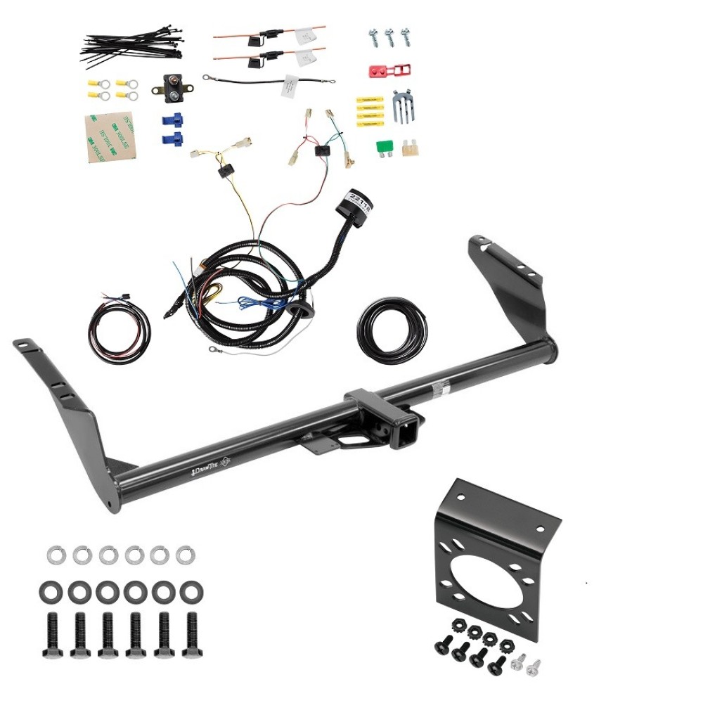Custom Fit Trailer HitchTow Harness Wiring Package (7-Way) 7-Way Mounting Bracket Installation Hardware Installation Instructions 75237 22118 20212 Draw-Tite Trailer Hitch 7-Way RV Wiring 15-20 Toyota Sienna Except SE Class 3 2" Receiver Except SE 1 Trailer Hitch w/ 7-Way RV Wiring For 15-20 Toyota Sienna Except SE Class 3 2" Receiver Except SE