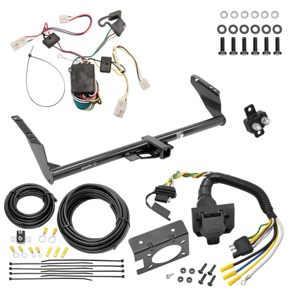 Trailer Hitch w/ 7-Way RV Wiring For 04-10 Toyota Sienna Class 3 2" Receiver All Models 