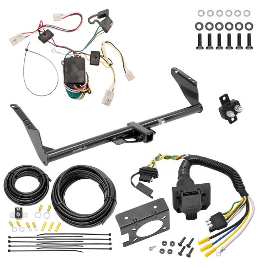 Trailer Hitch w/ 7-Way RV Wiring For 04-10 Toyota Sienna Class 3 2" Receiver All Models 