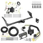 Custom Fit Trailer Hitch Wiring Harness (Plug & Play) Trailer Connector Adapter Brake Control Wiring Kit Circuit Breaker Installation Hardware Installation Instructions 75237 85343 20506 7012a 118498 Draw-Tite Trailer Hitch 7-Way RV Wiring 11-14 Toyot Trailer Hitch w/ 7-Way RV Wiring For 11-14 Toyota Sienna 15-20 Sienna SE Class 3 2" Receiver All Models