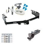 Custom Fit Trailer Hitch Wiring Harness (Requires Splicing) 2" Drop Ball-Mount w/ Pin/Clip 2" Chrome Ball Installation Hardware Installation Instructions 75521 20252 21536 Draw-Tite Tow Package 99-13 Chevy Silverado GMC Sierra 1500 99-04 2500 T Tow Package For 99-13 Chevy Silverado GMC Sierra 1500 99-04 2500 Trailer Hitch w/ Wiring 2" Drop Mount 2" Ball 2" Receiver