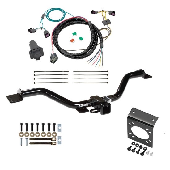 Custom Fit Trailer HitchTow Harness Wiring Package (7-Way) 7-Way Mounting Bracket Installation Hardware Installation Instructions 75528 22111 20212 Draw-Tite Trailer Hitch 7-Way RV Wiring 08-12 Buick Enclave 09-12 Chevy Traverse Class 3 2" Receiver A Trailer Hitch w/ 7-Way RV Wiring For 08-12 Buick Enclave 09-12 Chevy Traverse Class 3 2" Receiver All Models