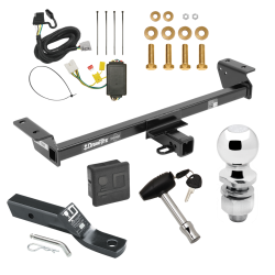 Trailer Tow Hitch For 16-22 Lexus RX350 16-21 RX450h Deluxe Package Wiring 2" Ball and Lock
