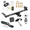 Trailer Tow Hitch For 16-22 Lexus RX350 16-21 RX450h Deluxe Package Wiring 2" Ball and Lock