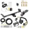 Custom Fit Trailer Hitch Wiring Harness (Plug & Play) 2" Drop Ball-Mount w/ Pin/Clip 2" Chrome Ball Trailer Connector Adapter Brake Control Wiring Kit Circuit Breaker Installation Hardware Installation Instructions 75540 85343 20506 7012a 11 Trailer Hitch Tow Package w/ 7-Way RV Wiring For 16-22 Lexus RX350 16-21 RX450h w/ 2" Drop Mount 2" Ball Class 3 2" Receiver