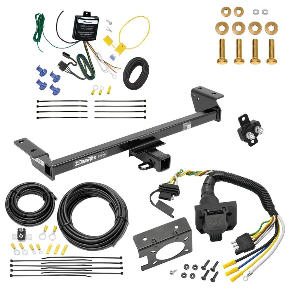 Trailer Hitch w/ 7-Way RV Wiring For 22 Lexus RX350 Class 3 2" Receiver Trailer Hitch w/ 7-Way RV Wiring For 22 Lexus RX350 Class 3 2" Receiver