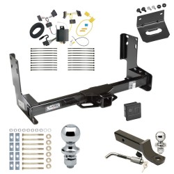 Ultimate Tow Package For 14-22 Mercedes-Benz Freightliner Sprinter 2500 3500 Trailer Hitch w/ Wiring 2" Drop Mount Dual 2" and 1-7/8" Ball Lock Bracket Cover 2" Receiver  Ultimate Tow Package For 14-22 Mercedes-Benz Freightliner Sprinter 2500 3500 Trailer Hitch w/ Wiring 2" Drop Mount Dual 2" and 1-7/8" Ball Lock Bracket Cover 2" Receiver