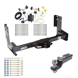 Tow Package For 07-22 Mercedes-Benz Freightliner Sprinter 2500 3500 07-09 Dodge Sprinter 2500 3500 Trailer Hitch w/ Wiring 2" Drop Mount 2" Ball 2" Receiver  Tow Package For 07-22 Mercedes-Benz Freightliner Sprinter 2500 3500 07-09 Dodge Sprinter 2500 3500 Trailer Hitch w/ Wiring 2" Drop Mount 2" Ball 2" Receiver