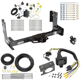 Custom Fit Trailer Hitch Wiring Harness (Plug & Play) Trailer Connector Adapter Brake Control Wiring Kit Circuit Breaker Installation Hardware Installation Instructions 75549 85343 20506 7012a 118650 Draw-Tite Trailer Hitch 7-Way RV Wiring 07-13 Merce Trailer Hitch w/ 7-Way RV Wiring For 07-13 Mercedes-Benz Sprinter 2500 3500 Class 4 2" Receiver