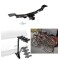 Trailer Hitch w/ 4 Bike Rack For 05-09 Hyundai Tucson 05-10 KIA Sportage Approved for Recreational & Offroad Use Carrier for Adult Woman or Child Bicycles Foldable