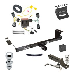 Ultimate Tow Package For 11-16 Chrysler Town & Country 11-20 Dodge Grand Caravan 12-15 RAM C/V Trailer Hitch w/ Wiring 2" Drop Mount Dual 2" and 1-7/8" Ball Lock Bracket Cover 2" Receiver  Ultimate Tow Package For 11-16 Chrysler Town & Country 11-20 Dodge Grand Caravan 12-15 RAM C/V Trailer Hitch w/ Wiring 2" Drop Mount Dual 2" and 1-7/8" Ball Lock Bracket Cover 2" Receiver