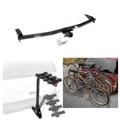 Trailer Hitch w/ 4 Bike Rack For 01-06 Acura MDX 03-08 Honda Pilot Approved for Recreational & Offroad Use Carrier for Adult Woman or Child Bicycles Foldable Trailer Hitch w/ 4 Bike Rack For 01-06 Acura MDX 03-08 Honda Pilot Approved for Recreational & Offroad Use Carrier for Adult Woman or Child Bicycles Foldable