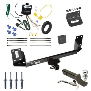 Custom Fit Trailer Hitch Wiring Harness (Requires Splicing) 2" Drop Ball-Mount w/ Locking Pin/Clip 2" Chrome Ball 4-Flat Mounting Bracket 1-7/8" Chrome Ball Rubber Hitch Plug Cover Installation Hardware Installation Instructions 75600 11914 Ultimate Tow Package For 07-14 BMW X5 Trailer Hitch w/ Wiring 2" Drop Mount Dual 2" and 1-7/8" Ball Lock Bracket Cover 2" Receiver