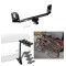 Trailer Hitch w/ 4 Bike Rack For 07-18 BMW X5 Approved for Recreational & Offroad Use Carrier for Adult Woman or Child Bicycles Foldable