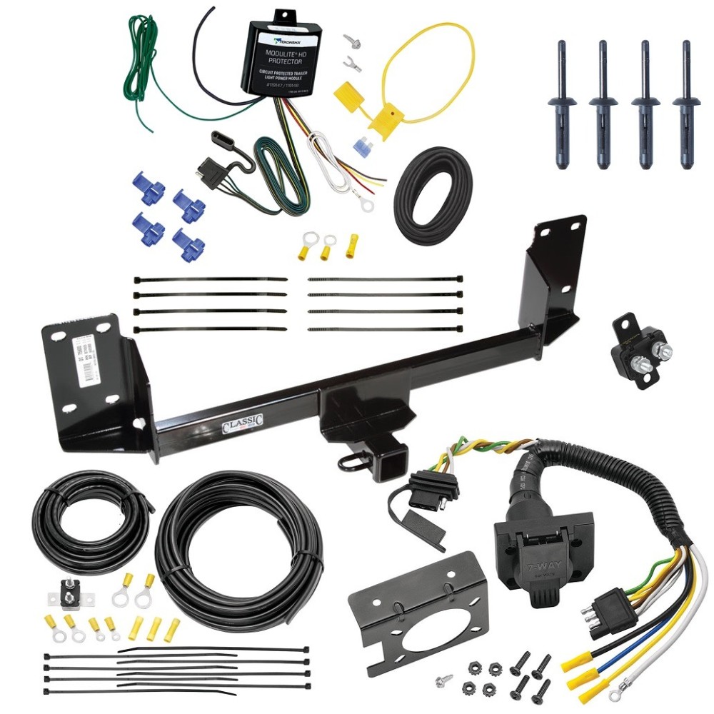 Trailer Hitch w/ 7Way RV Wiring For 0714 BMW X5 Class 4