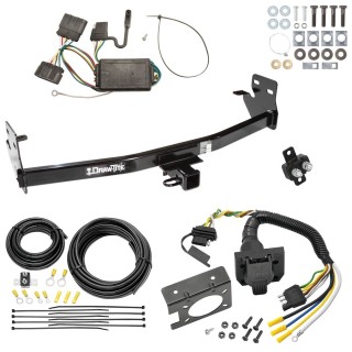 Trailer Hitch w/ 7-Way RV Wiring For 04-12 Chevrolet Colorado GMC Canyon 07-08 Isuzu i-290 i-370 2006 i-280 i-350 Class 4 2" Receiver All Models 