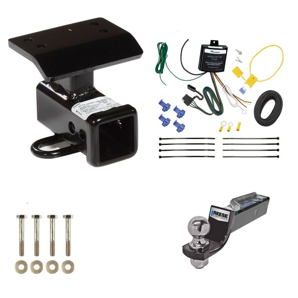 Custom Fit Trailer Hitch Wiring Harness (Requires Splicing) 2" Drop Ball-Mount w/ Pin/Clip 2" Chrome Ball Installation Hardware Installation Instructions 75658 119191 21536 Draw-Tite Tow Package 09-11 Volkswagen Tiguan Trailer Hitch Wiring 2&qu Tow Package For 09-11 Volkswagen Tiguan Trailer Hitch w/ Wiring 2" Drop Mount 2" Ball 2" Receiver