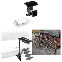 Trailer Hitch w/ 4 Bike Rack For 09-17 Volkswagen VW Tiguan Approved for Recreational & Offroad Use Carrier for Adult Woman or Child Bicycles Foldable Trailer Hitch w/ 4 Bike Rack For 09-17 Volkswagen VW Tiguan Approved for Recreational & Offroad Use Carrier for Adult Woman or Child Bicycles Foldable