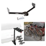 Trailer Hitch w/ 4 Bike Rack For 03-11 Honda Element Approved for Recreational & Offroad Use Carrier for Adult Woman or Child Bicycles Foldable Trailer Hitch w/ 4 Bike Rack For 03-11 Honda Element Approved for Recreational & Offroad Use Carrier for Adult Woman or Child Bicycles Foldable