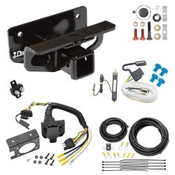 Trailer Hitch w/ 7-Way RV Wiring For 03-18 Dodge Ram 1500 19-23 (Classic) 03-09 2500 3500 Class 4 2" Receiver 