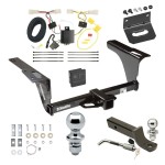 Custom Fit Trailer Hitch Wiring Harness (Plug & Play) 2" Drop Ball-Mount w/ Locking Pin/Clip 2" Chrome Ball 4-Flat Mounting Bracket 1-7/8" Chrome Ball Rubber Hitch Plug Cover Installation Hardware Installation Instructions 75673 118511 Ultimate Tow Package For 10-14 Subaru Legacy Trailer Hitch w/ Wiring 2" Drop Mount Dual 2" and 1-7/8" Ball Lock Bracket Cover 2" Receiver