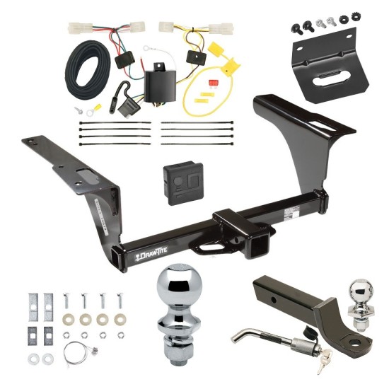 Custom Fit Trailer Hitch Wiring Harness (Plug & Play) 2" Drop Ball-Mount w/ Locking Pin/Clip 2" Chrome Ball 4-Flat Mounting Bracket 1-7/8" Chrome Ball Rubber Hitch Plug Cover Installation Hardware Installation Instructions 75673 118511 Ultimate Tow Package For 10-14 Subaru Legacy Trailer Hitch w/ Wiring 2" Drop Mount Dual 2" and 1-7/8" Ball Lock Bracket Cover 2" Receiver