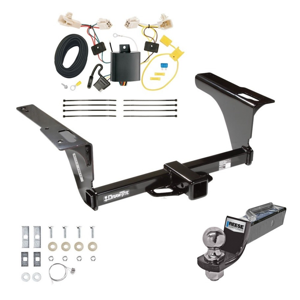 Custom Fit Trailer Hitch Wiring Harness (Plug & Play) 2" Drop Ball-Mount w/ Pin/Clip 2" Chrome Ball Installation Hardware Installation Instructions 75673 118671 21536 Draw-Tite Tow Package 15-20 Subaru Legacy Sedan Trailer Hitch Wiring 2&quo Tow Package For 15-20 Subaru Legacy Sedan Trailer Hitch w/ Wiring 2" Drop Mount 2" Ball 2" Receiver