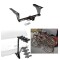 Trailer Hitch w/ 4 Bike Rack For 10-20 Subaru Legacy Sedan Outback Wagon Approved for Recreational & Offroad Use Carrier for Adult Woman or Child Bicycles Foldable