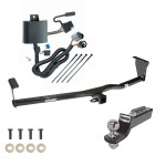 Custom Fit Trailer Hitch Wiring Harness (Plug & Play) 2" Drop Ball-Mount w/ Pin/Clip 2" Chrome Ball Installation Hardware Installation Instructions 75684 118269 21536 Draw-Tite Tow Package 11-13 KIA Sorento EX SX V6 Trailer Hitch Wiring 2&q Tow Package For 11-13 KIA Sorento EX SX V6 Trailer Hitch w/ Wiring 2" Drop Mount 2" Ball 2" Receiver