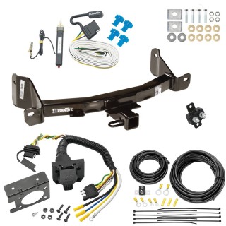 Custom Fit Trailer Hitch Wiring Harness (Requires Splicing)Trailer Connector Adapter Brake Control Wiring Kit Circuit Breaker Installation Hardware Installation Instructions 75691 85343 20506 7012a 20252 Draw-Tite Trailer Hitch 7-Way RV Wiring 09-14 F-15 Trailer Hitch w/ 7-Way RV Wiring For 09-14 Ford F-150 Class 4 2" Receiver All Models