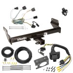 Custom Fit Trailer Hitch Wiring Harness (Plug & Play) Trailer Connector Adapter Brake Control Wiring Kit Circuit Breaker Installation Hardware Installation Instructions 75699 85343 20506 7012a 118425 Draw-Tite Trailer Hitch 7-Way RV Wiring 11-13 Jeep Trailer Hitch w/ 7-Way RV Wiring For 11-13 Jeep Grand Cherokee Class 3 2" Receiver