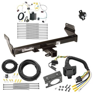 Custom Fit Trailer Hitch Wiring Harness (Plug & Play) Trailer Connector Adapter Brake Control Wiring Kit Circuit Breaker Installation Hardware Installation Instructions 75699 85343 20506 7012a 118727 Draw-Tite Trailer Hitch 7-Way RV Wiring 14-21 Jeep Trailer Hitch w/ 7-Way RV Wiring For 14-21 Jeep Grand Cherokee 22-23 WK Class 3 2" Receiver