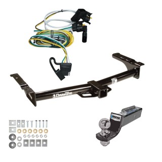Custom Fit Trailer Hitch Wiring Harness (Plug & Play) 2" Drop Ball-Mount w/ Pin/Clip 2" Chrome Ball Installation Hardware Installation Instructions 75703 118344 21536 Draw-Tite Tow Package 95-02 E-150 E-250 E-350 Econoline Trailer Hitch Wir Tow Package For 95-02 Ford E-150 E-250 E-350 Econoline Trailer Hitch w/ Wiring 2" Drop Mount 2" Ball 2" Receiver