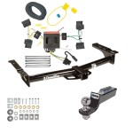 Custom Fit Trailer Hitch Wiring Harness (Plug & Play) 2" Drop Ball-Mount w/ Pin/Clip 2" Chrome Ball Installation Hardware Installation Instructions 75703 118551 21536 Draw-Tite Tow Package 08-14 E-150 E-250 E-350 Econoline Trailer Hitch Wir Tow Package For 08-14 Ford E-150 E-250 E-350 Econoline Trailer Hitch w/ Wiring 2" Drop Mount 2" Ball 2" Receiver