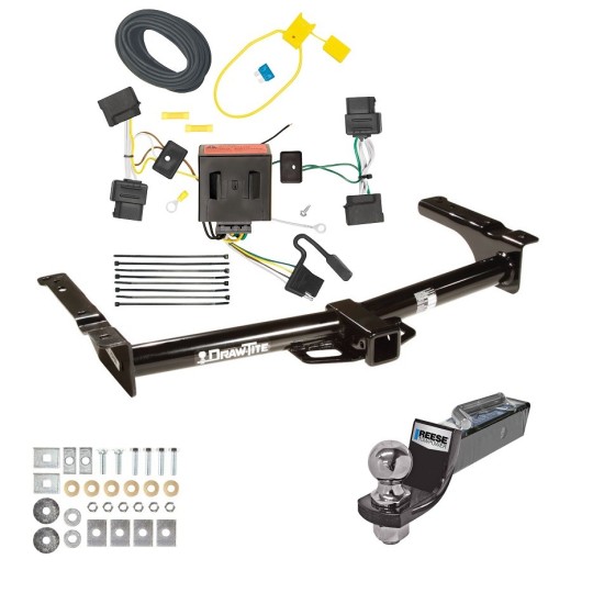 Custom Fit Trailer Hitch Wiring Harness (Plug & Play) 2" Drop Ball-Mount w/ Pin/Clip 2" Chrome Ball Installation Hardware Installation Instructions 75703 118551 21536 Draw-Tite Tow Package 08-14 E-150 E-250 E-350 Econoline Trailer Hitch Wir Tow Package For 08-14 Ford E-150 E-250 E-350 Econoline Trailer Hitch w/ Wiring 2" Drop Mount 2" Ball 2" Receiver