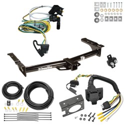 Trailer Hitch w/ 7-Way RV Wiring For 95-02 Ford E-150 E-250 E-350 Econoline Class 4 2" Receiver All Models  Trailer Hitch w/ 7-Way RV Wiring For 95-02 Ford E-150 E-250 E-350 Econoline Class 4 2" Receiver All Models