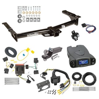 Trailer Hitch Tow Package Prodigy P3 Brake Control For 08-14 Ford E-150 E-250 E-350 Econoline w/ 7-Way RV Wiring 2" Drop Mount 2" Ball Class 4 2" Receiver Draw-Tite Tekonsha