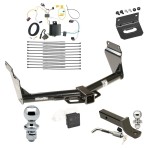 Custom Fit Trailer Hitch Wiring Harness (Plug & Play) 2" Drop Ball-Mount w/ Locking Pin/Clip 2" Chrome Ball 4-Flat Mounting Bracket 1-7/8" Chrome Ball Rubber Hitch Plug Cover Installation Hardware Installation Instructions 75713 118727 Ultimate Tow Package For 14-21 Jeep Grand Cherokee Trailer Hitch w/ Wiring 2" Drop Mount Dual 2" and 1-7/8" Ball Lock Bracket Cover 2" Receiver