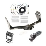 Custom Fit Trailer HitchTow Harness Wiring Package (7-Way) 2" Drop Ball-Mount w/ Pin/Clip 2" Chrome Ball 7-Way Mounting Bracket Installation Hardware Installation Instructions 75713 22113 20212 21536 Draw-Tite Trailer Hitch Tow Package 7-Way RV Trailer Hitch Tow Package w/ 7-Way RV Wiring For 14-23 Dodge Durango w/ 2" Drop Mount 2" Ball Class 4 2" Receiver All Models