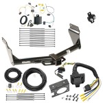 Custom Fit Trailer Hitch Wiring Harness (Plug & Play) Trailer Connector Adapter Brake Control Wiring Kit Circuit Breaker Installation Hardware Installation Instructions 75713 85343 20506 7012a 118727 Draw-Tite Trailer Hitch 7-Way RV Wiring 14-21 Jeep Trailer Hitch w/ 7-Way RV Wiring For 14-21 Jeep Grand Cherokee Class 4 2" Receiver