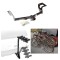 Trailer Hitch w/ 4 Bike Rack For 12-16 Honda CR-V All Styles Approved for Recreational & Offroad Use Carrier for Adult Woman or Child Bicycles Foldable