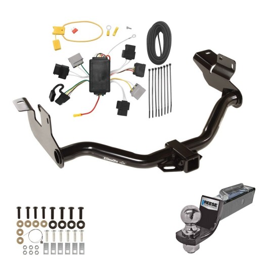 Custom Fit Trailer Hitch Wiring Harness (Plug & Play) 2" Drop Ball-Mount w/ Pin/Clip 2" Chrome Ball Installation Hardware Installation Instructions 75751 118426 21536 Draw-Tite Tow Package 05-07 Escape 05-06 Mazda Tribute Trailer Hitch Wirin Tow Package For 05-07 Ford Escape 05-06 Mazda Tribute Trailer Hitch w/ Wiring 2" Drop Mount 2" Ball 2" Receiver